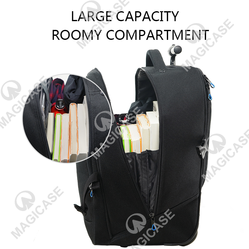 Travel Rolling Laptop Backpack Stylish Water-repellent Backpack